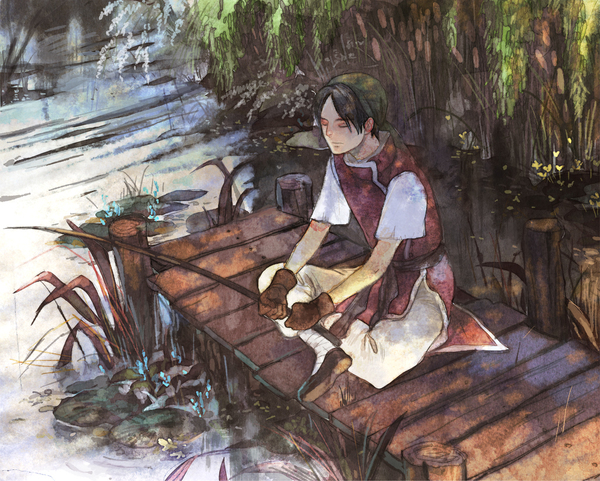 tir mcdohl (gensou suikoden and 1 more) drawn by nobingo