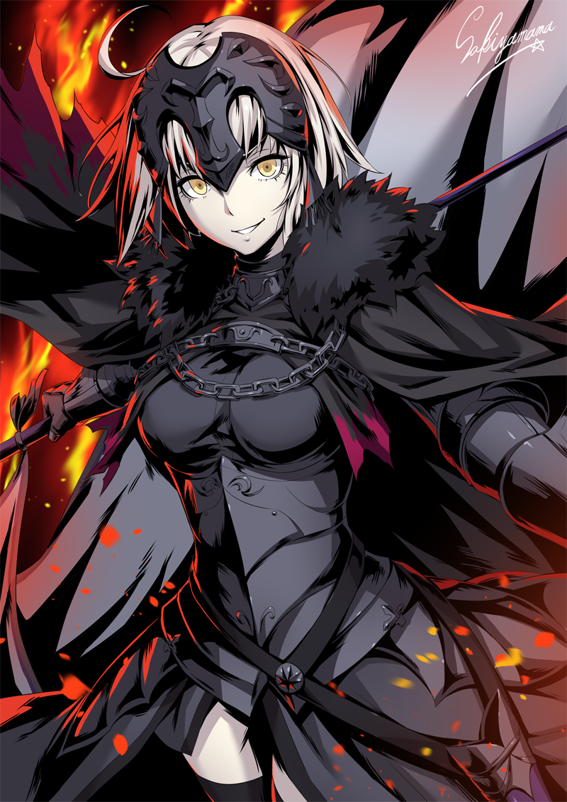 jeanne d'arc alter (fate and 1 more) drawn by sakiyamama