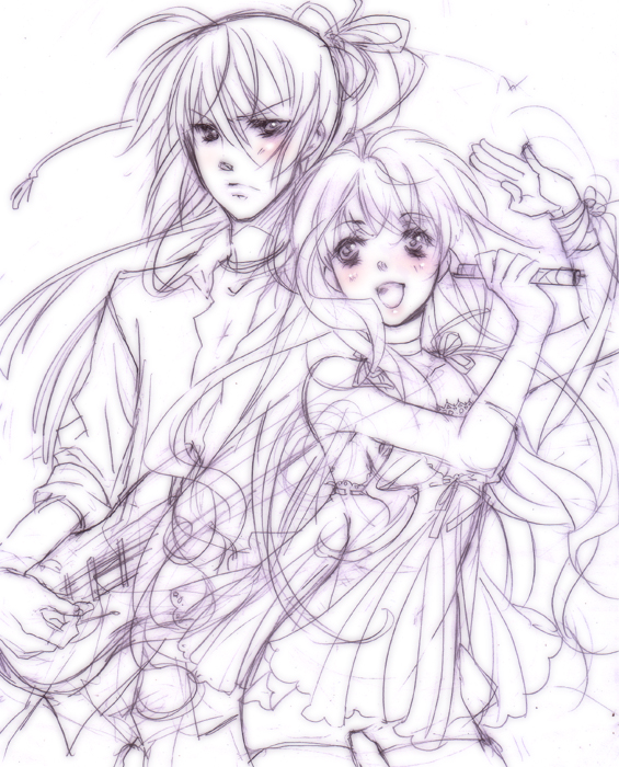 sheryl nome and saotome alto (macross and 1 more) drawn by shima_(6land)
