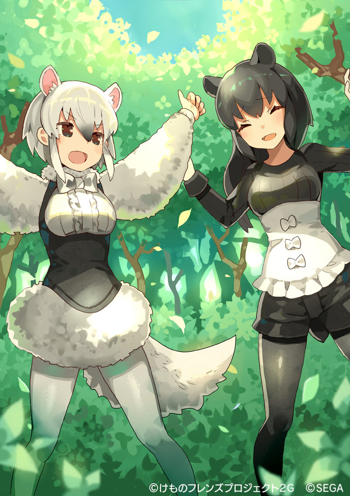 southern tamandua and malayan tapir (kemono friends and 2 more) drawn by tobi_(kotetsu)