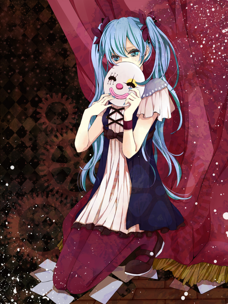 hatsune miku (vocaloid and 2 more) drawn by ramu_(xxxramxxx)