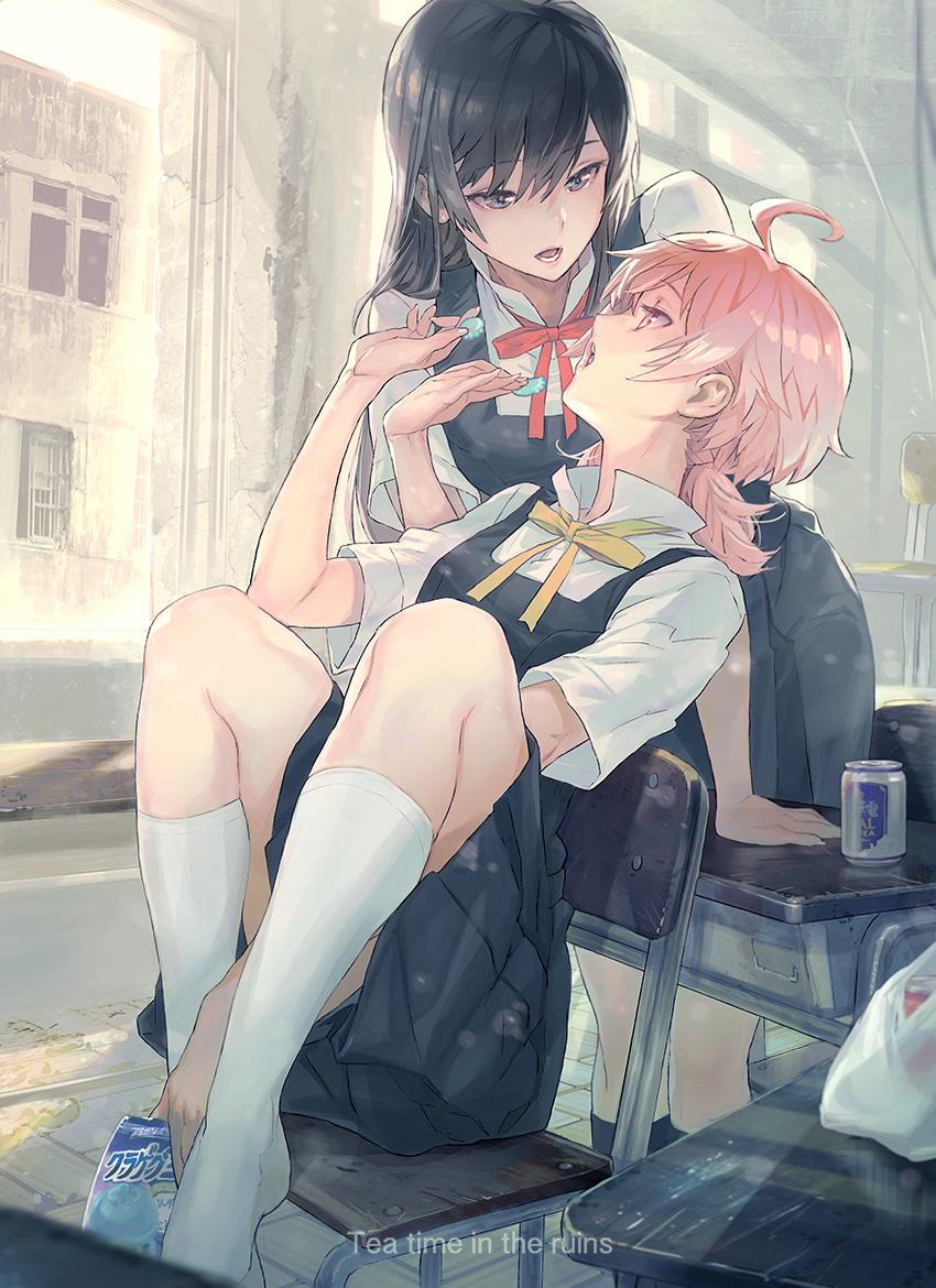 koito yuu and nanami touko (yagate kimi ni naru) drawn by maeshima_shigeki
