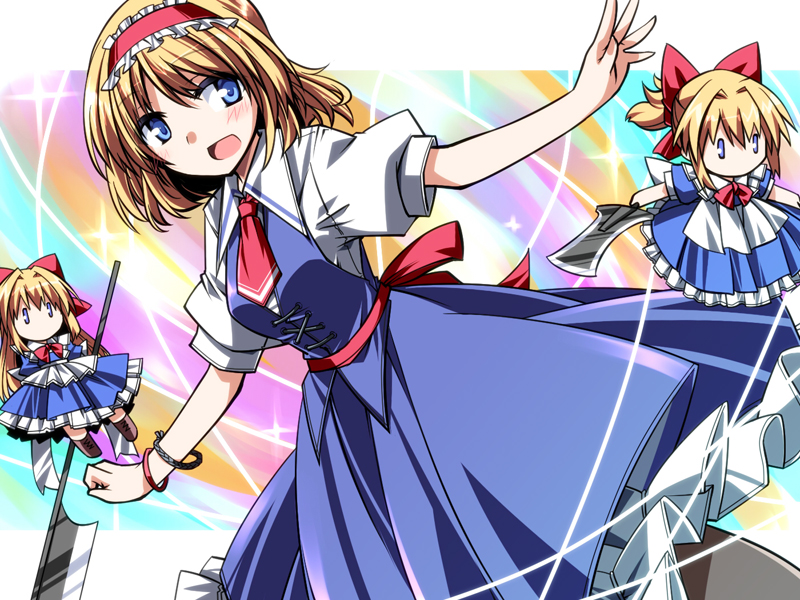 alice margatroid and shanghai doll (touhou) drawn by hemogurobin_a1c