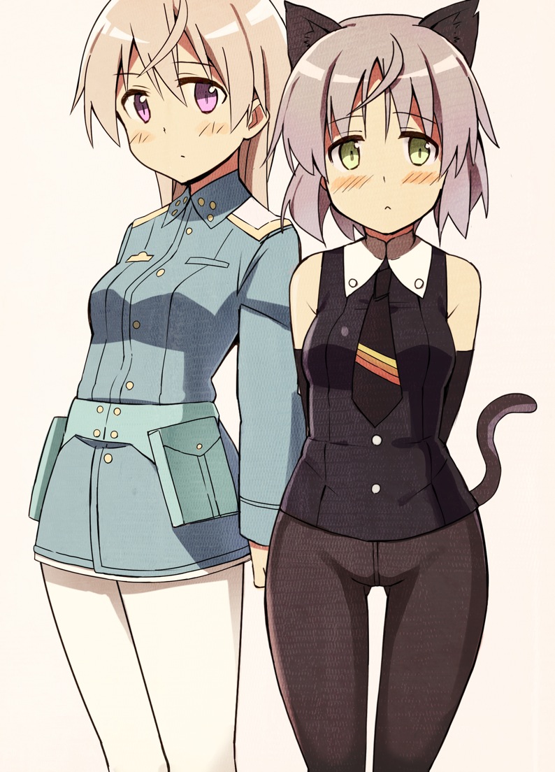 sanya v. litvyak and eila ilmatar juutilainen (world witches series and 1 more) drawn by glastonbury1966