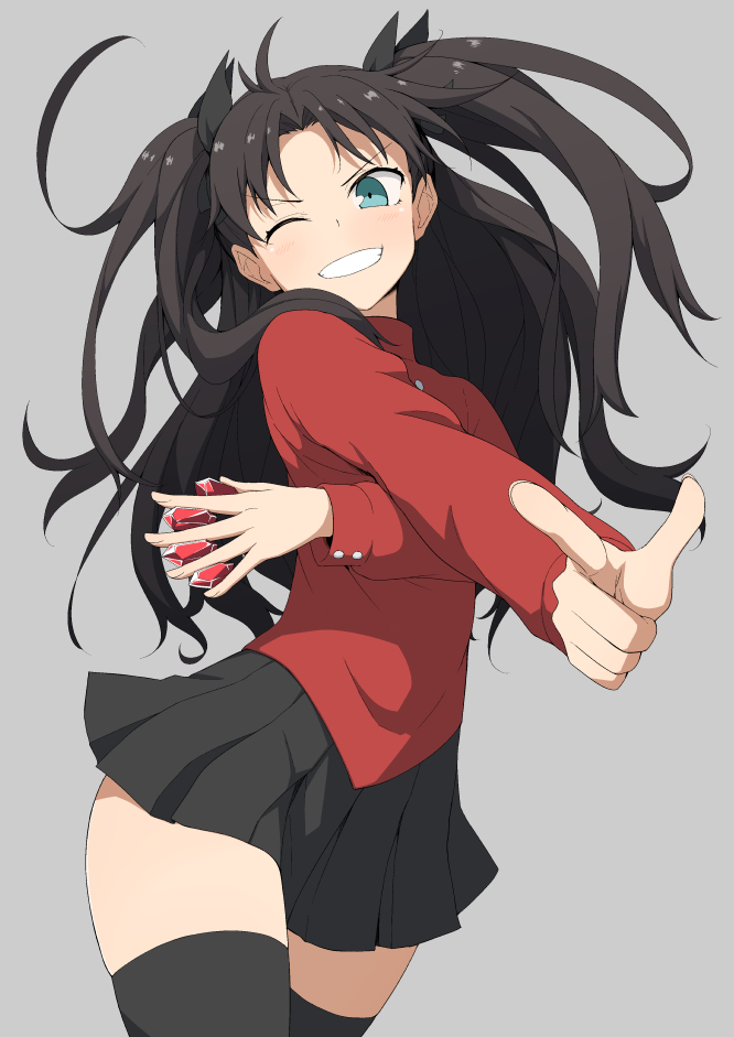 tohsaka rin (fate and 1 more) drawn by salpin