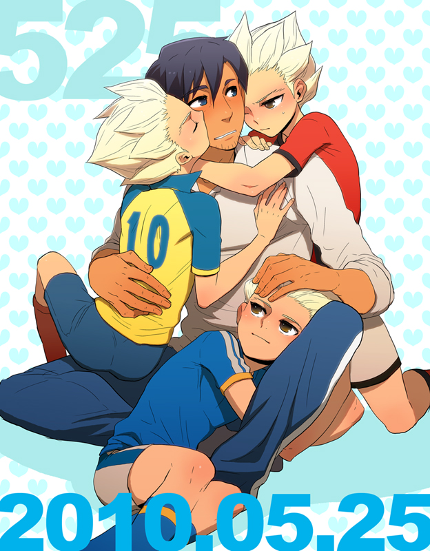 gouenji shuuya and nikaidou shuugo (inazuma eleven) drawn by dogdogdog