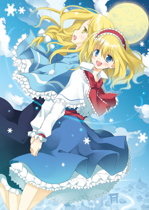 kirisame marisa and alice margatroid (touhou) drawn by mizuse_kiseki