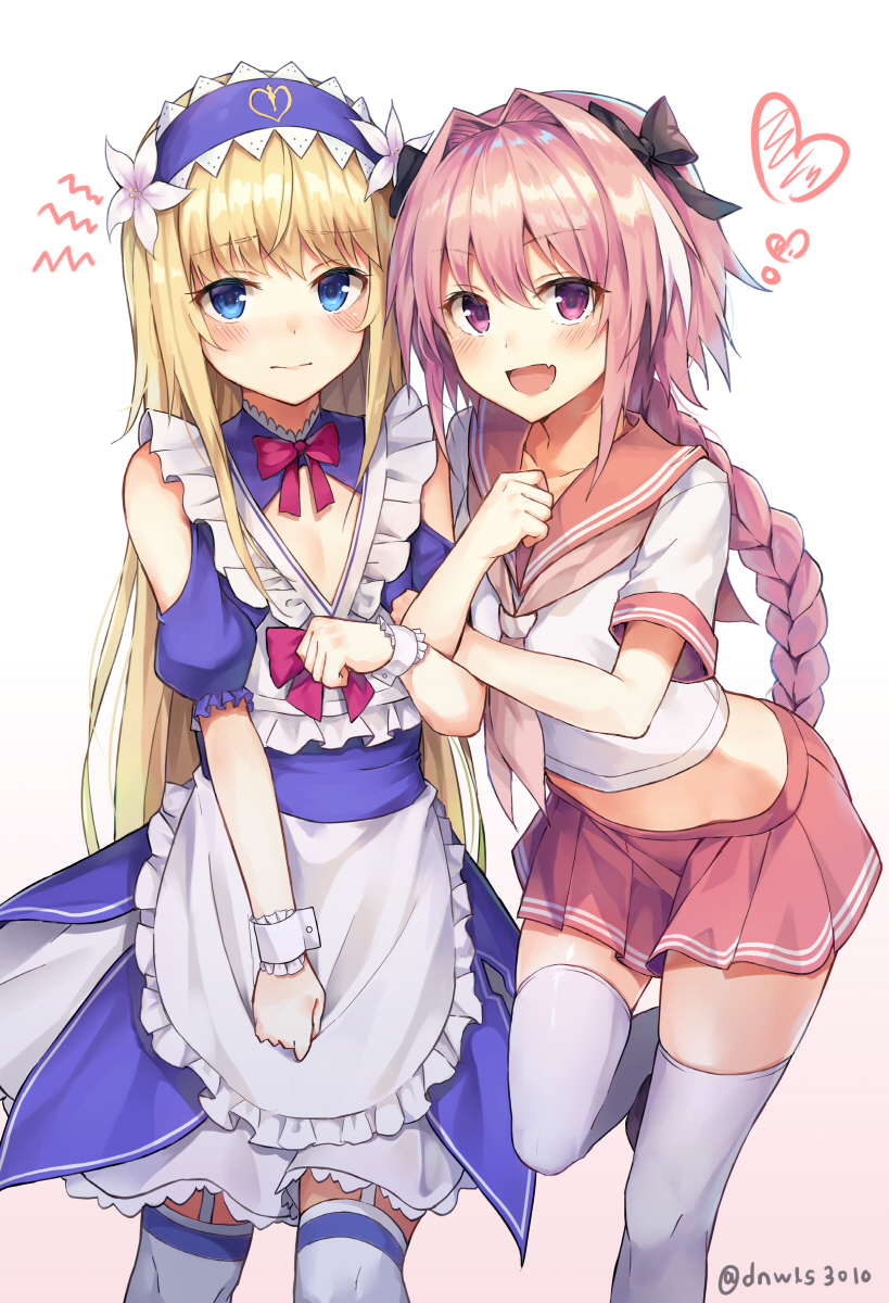 astolfo and chevalier d'eon (fate and 2 more) drawn by huwari_(dnwls3010)