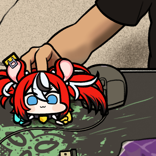 hakos baelz (hololive and 1 more) drawn by jazz_jack