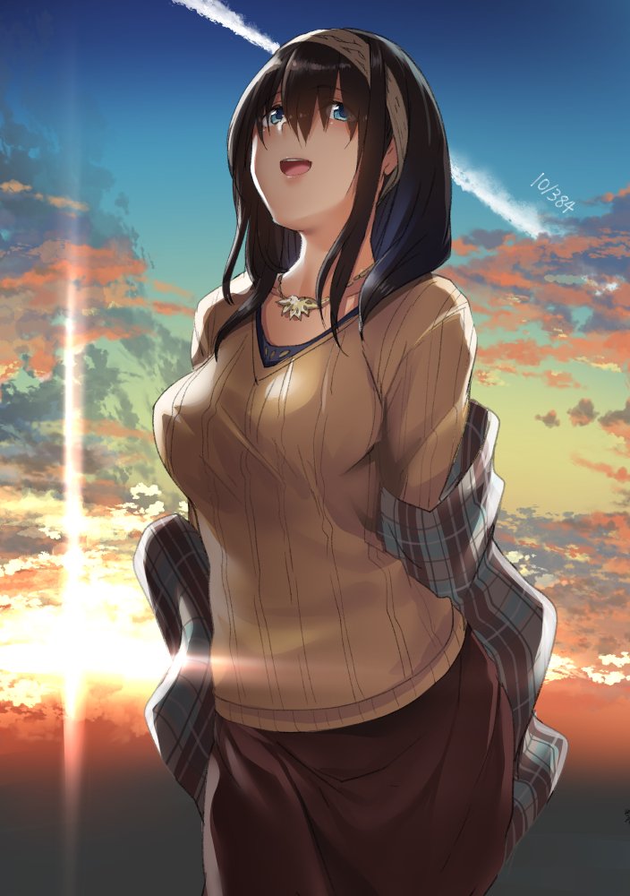 sagisawa fumika (idolmaster and 1 more) drawn by nohito