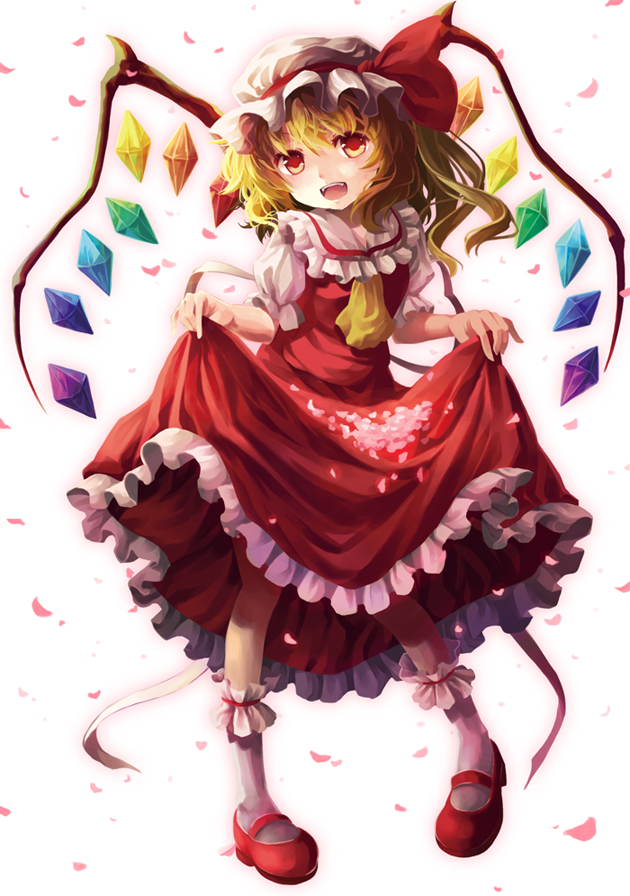 flandre scarlet (touhou) drawn by niichi_(komorebi-palette)