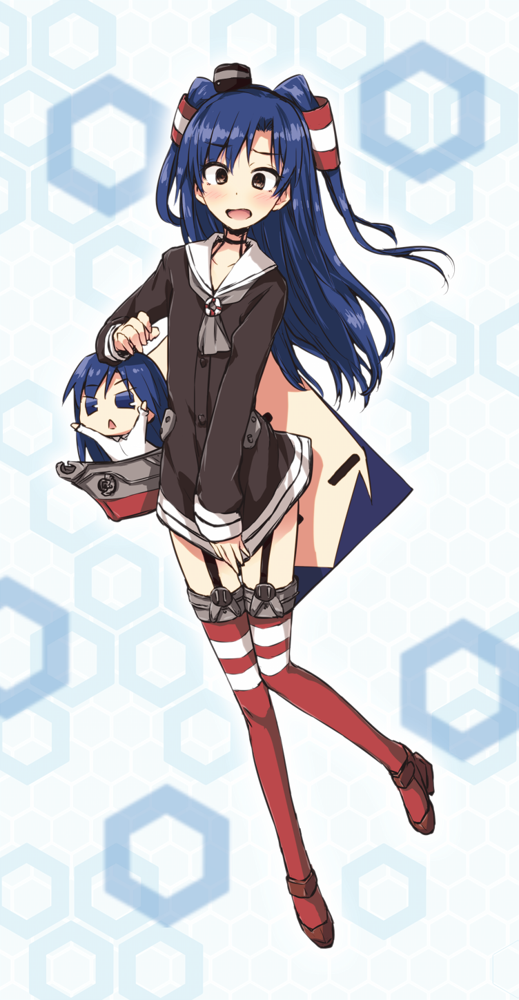 amatsukaze, kisaragi chihaya, and chihyaa (kantai collection and 2 more) drawn by asterisk_(asterism)