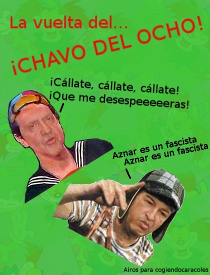 el chavo, quico, hugo chavez, juan carlos i, and binky the clown (real life and 2 more)