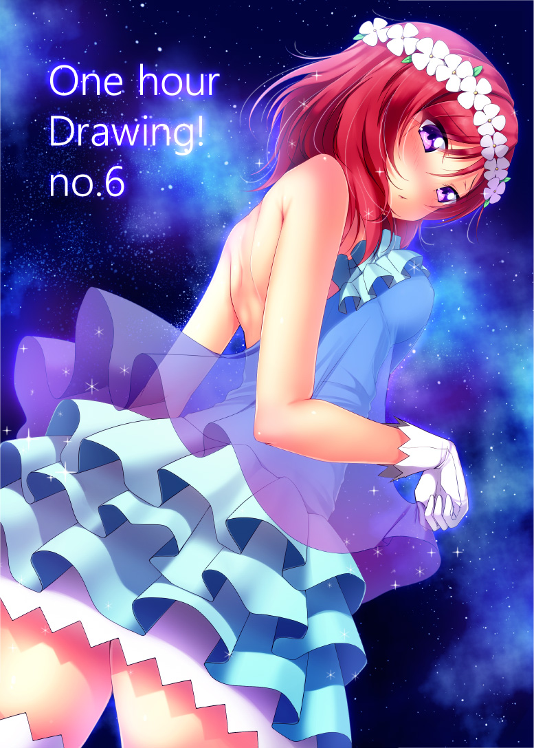 nishikino maki (love live! and 1 more) drawn by yu-ta