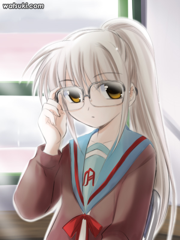 nagato yuki (suzumiya haruhi no yuuutsu) drawn by watsuki_ayamo