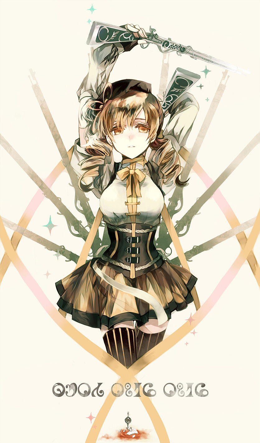 tomoe mami (mahou shoujo madoka magica) drawn by fori
