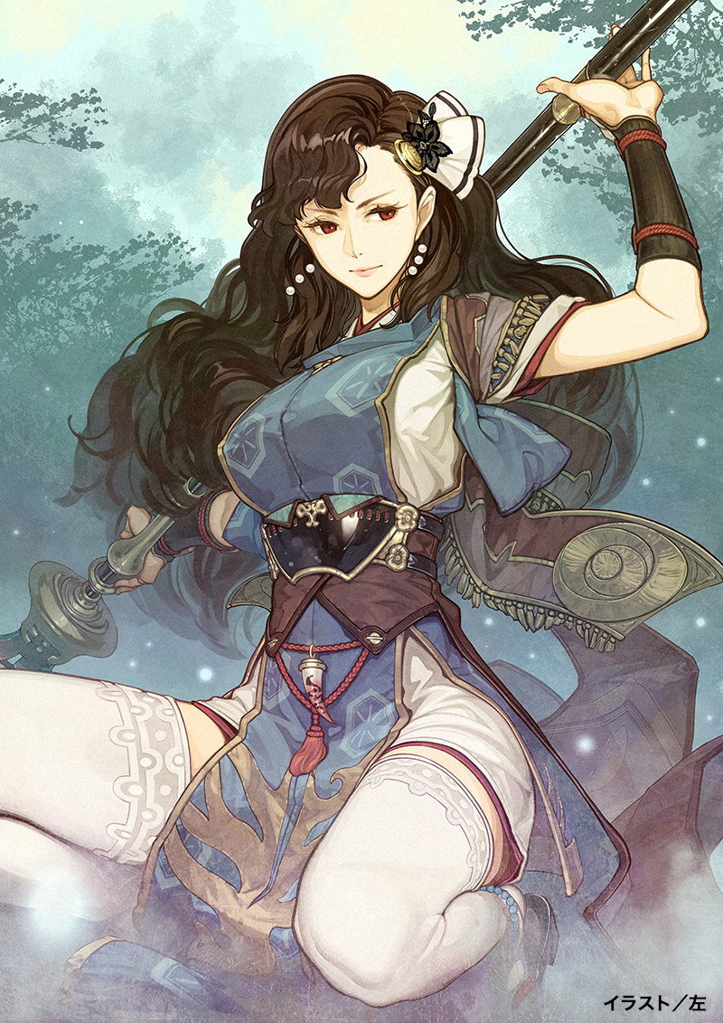 benizuki (toukiden and 1 more) drawn by hidari_(left_side)