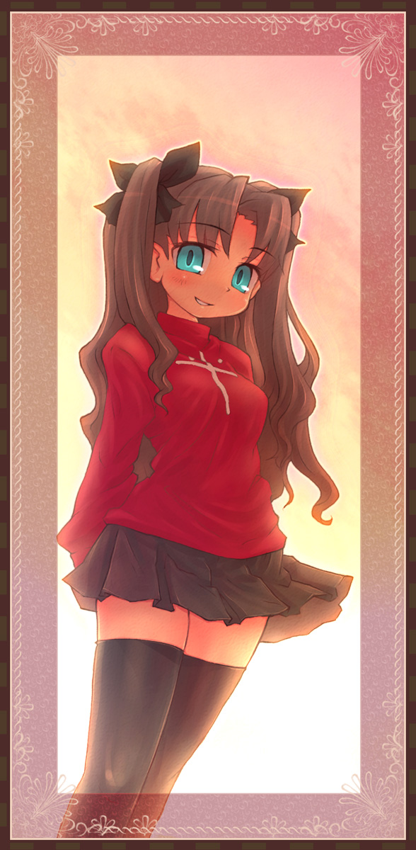 tohsaka rin (fate and 1 more) drawn by sankuma