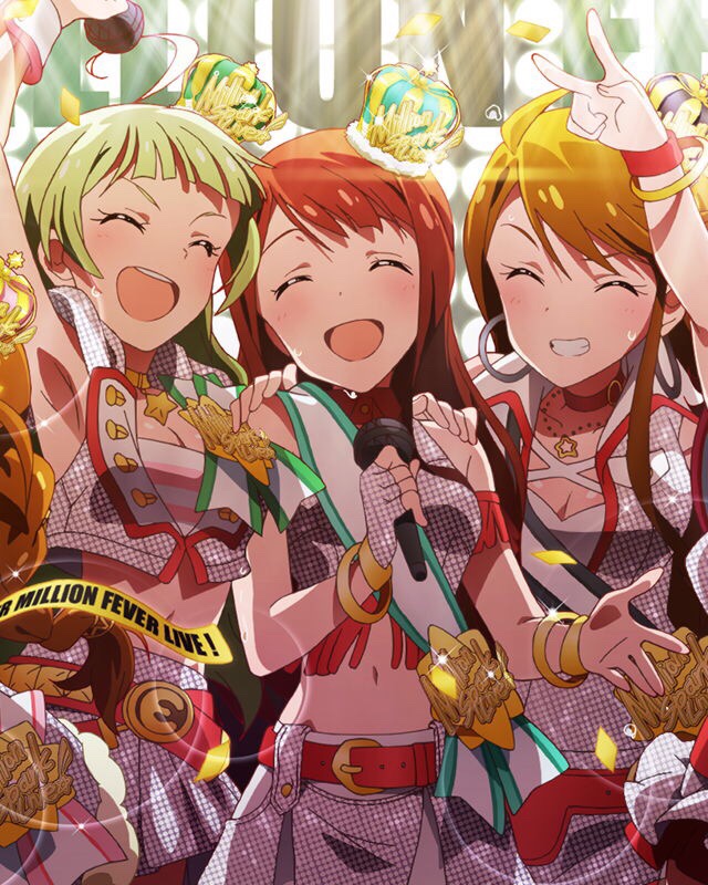 tokoro megumi, tanaka kotoha, and shimabara elena (idolmaster and 1 more)