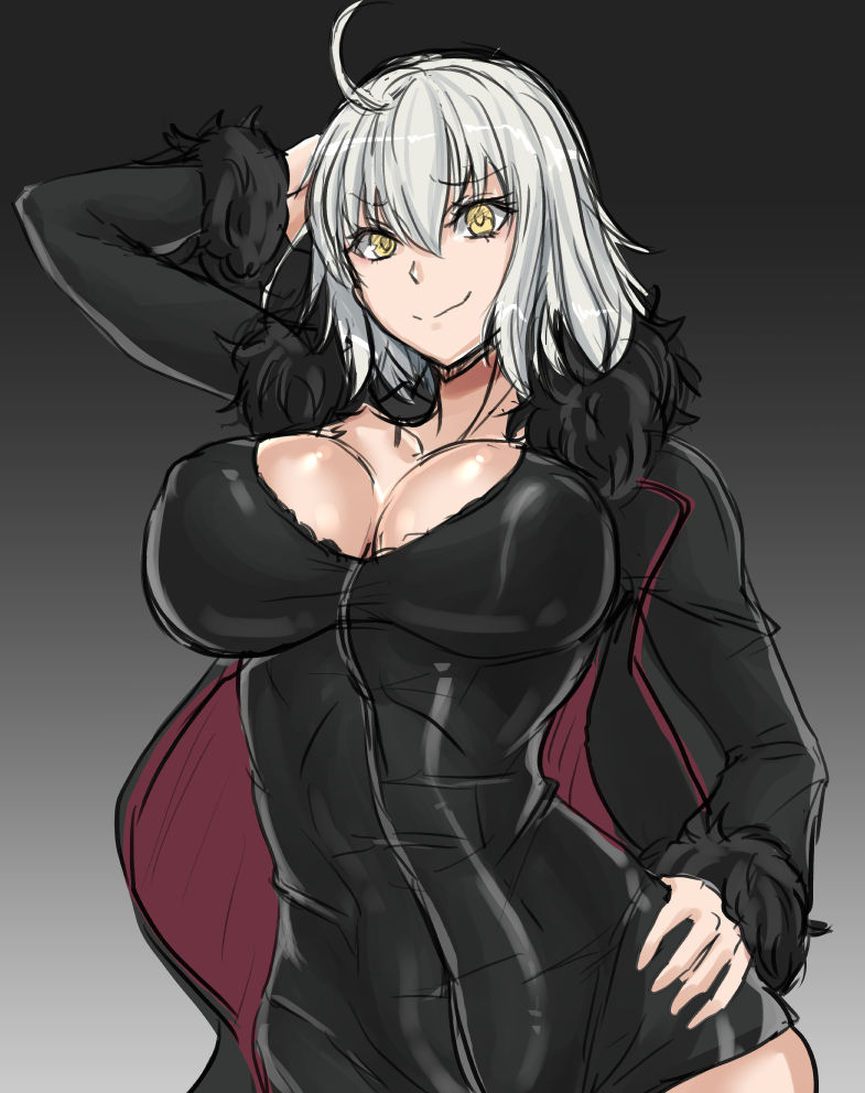 jeanne d'arc alter (fate and 1 more) drawn by koucha_indian