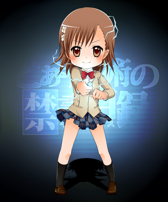 misaka mikoto (toaru majutsu no index and 1 more) drawn by kuune_rin