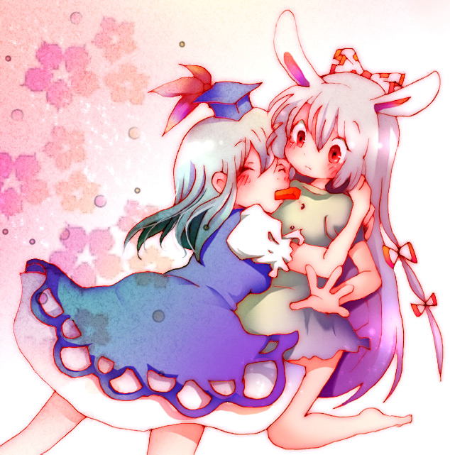 fujiwara no mokou and kamishirasawa keine (touhou) drawn by koroneri