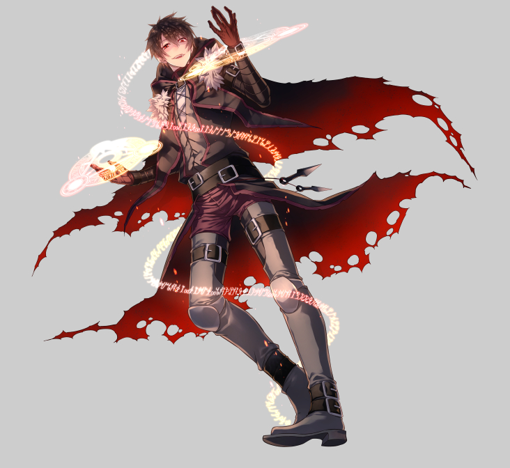 raoul evans (fukushuu wo koinegau saikyou yuusha wa yami no chikara de senmetsu musou suru) drawn by sakamoto_akira