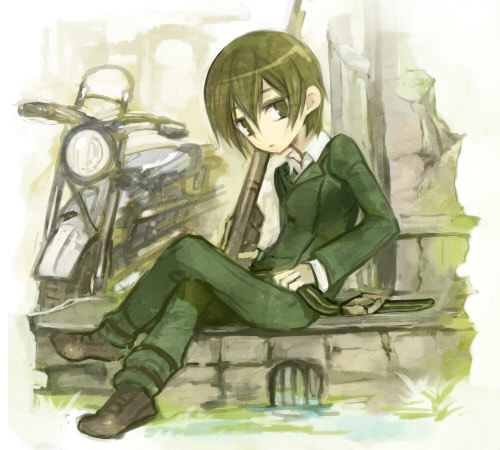 kino and hermes (kino no tabi) drawn by renta_(deja-vu)