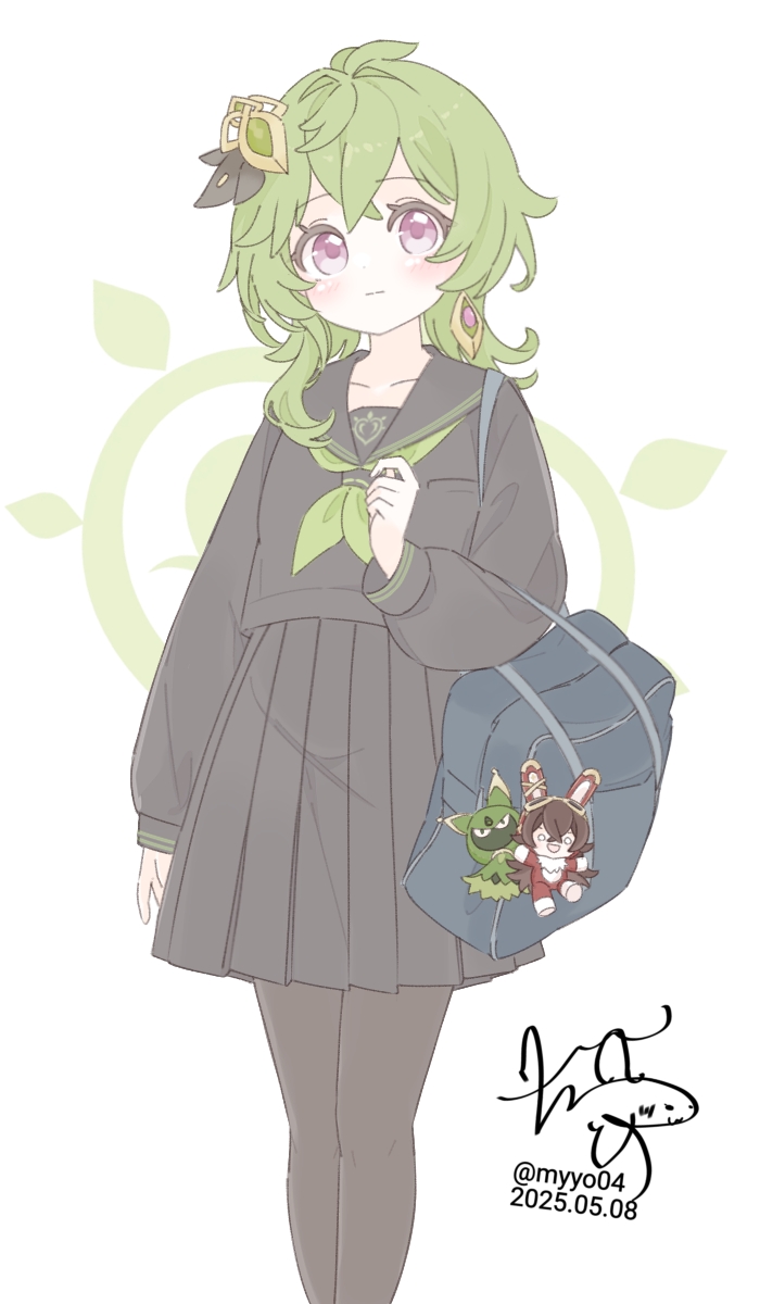 collei, baron bunny, and cuilein-anbar (genshin impact) drawn by chame_(myyo04)