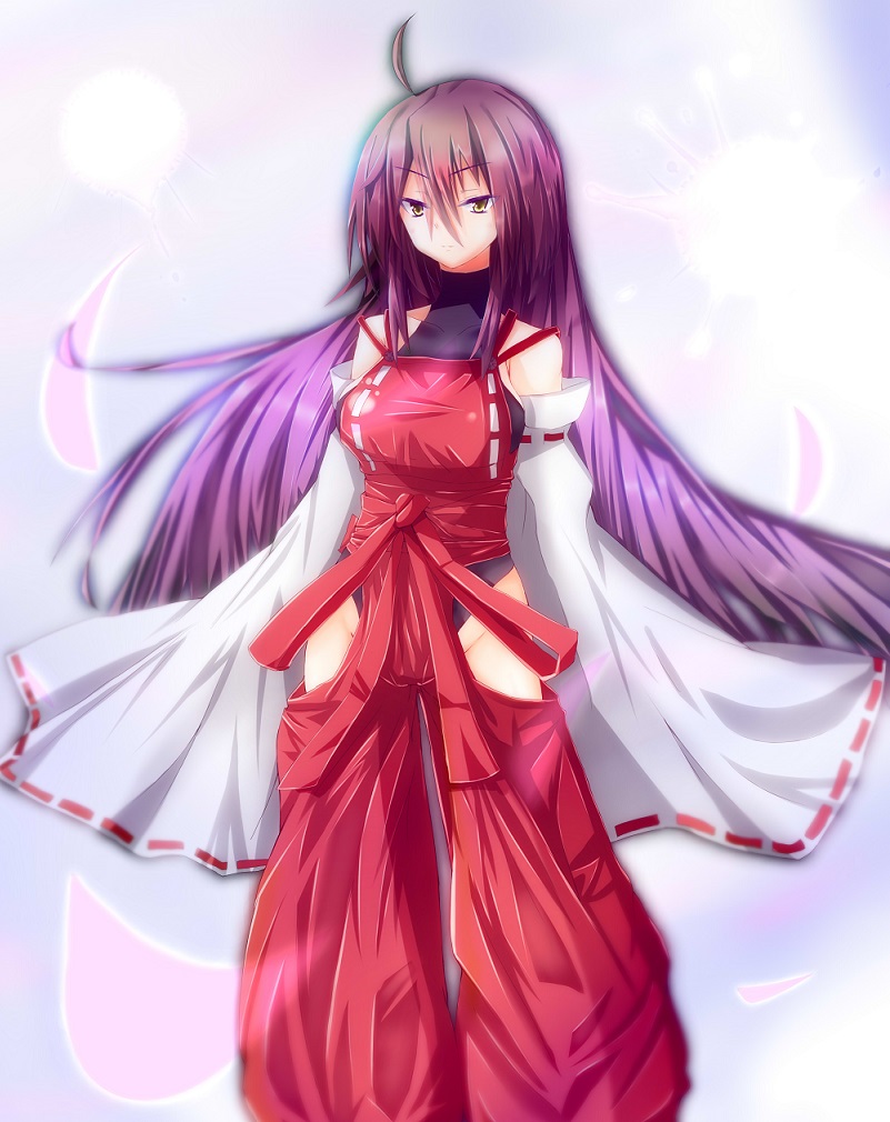 sendai hakurei no miko (original and 2 more) drawn by yuuki_hirasawa