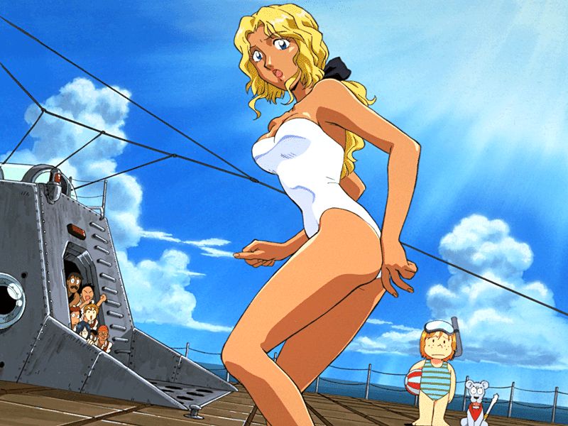 king, marie en carlsberg, electra, eiko villan, helmsman, and 2 more (fushigi no umi no nadia)