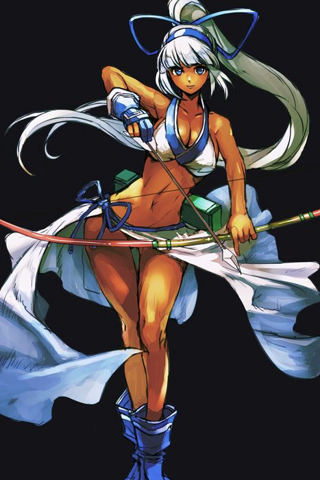 majikina mina (samurai spirits) drawn by hungry_clicker