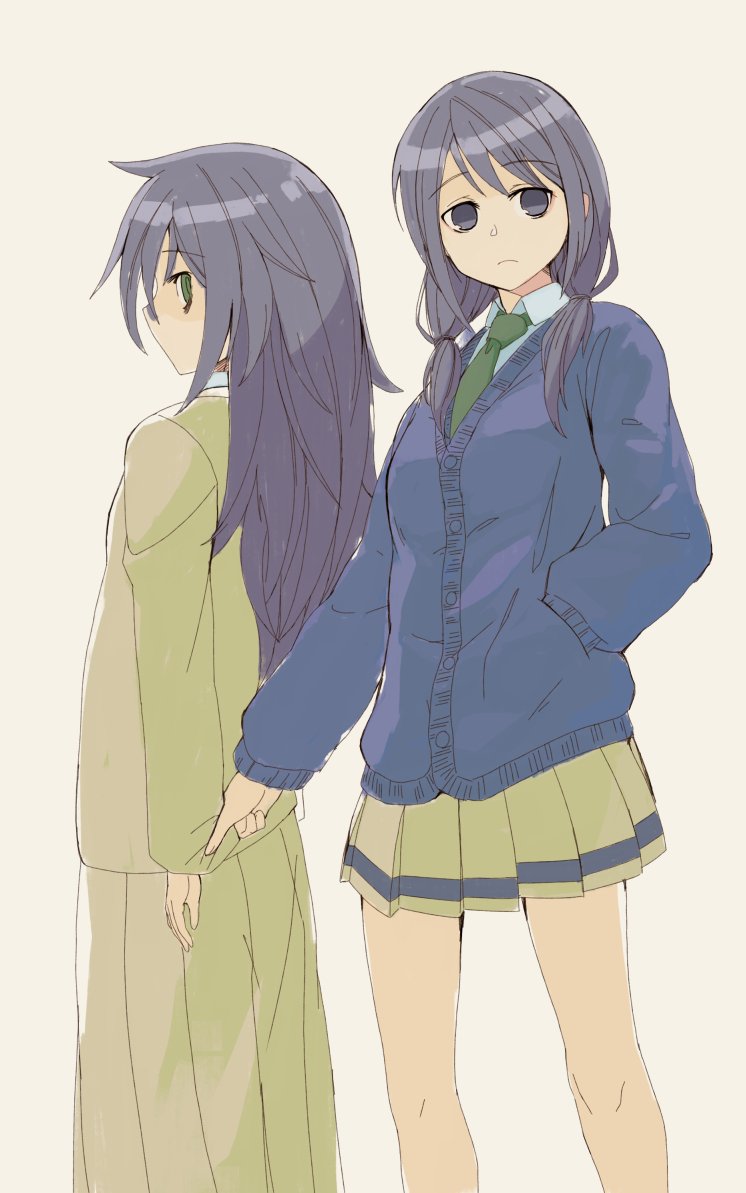 kuroki tomoko and tamura yuri (watashi ga motenai no wa dou kangaetemo omaera ga warui!) drawn by namicha