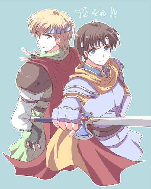 runan and holmes (tear ring saga and 1 more) drawn by harushino