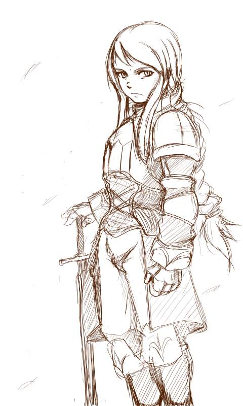 agrias oaks (final fantasy and 1 more) drawn by sun-k