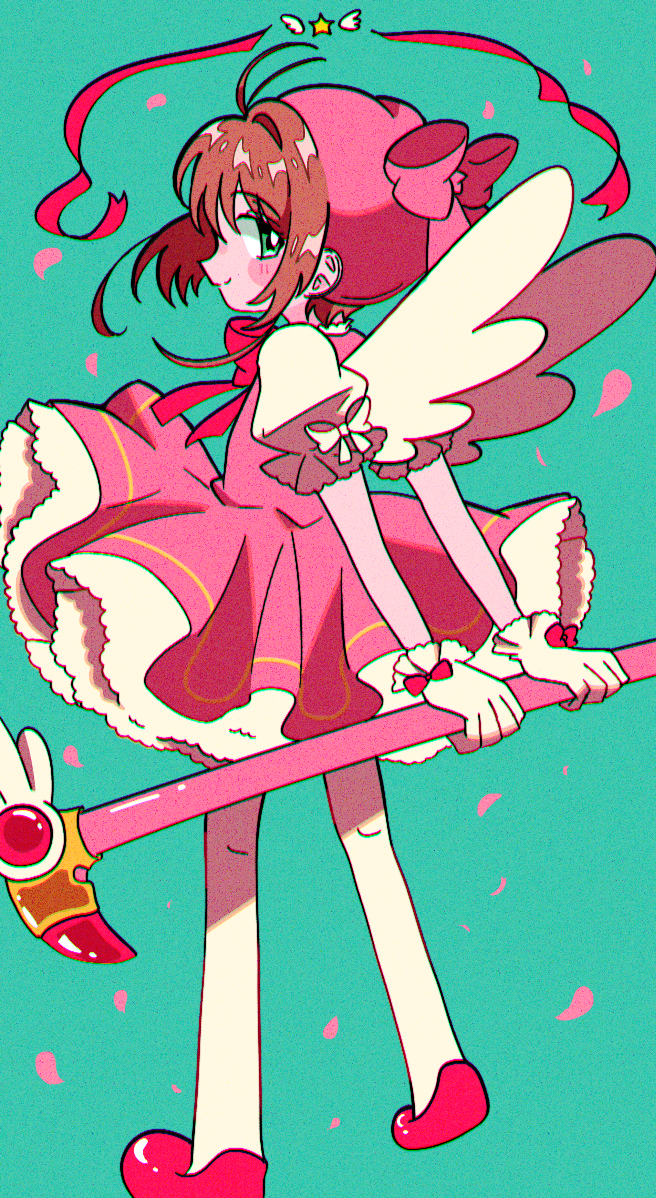 kinomoto sakura (cardcaptor sakura) drawn by minini_(@mofumofu_alien)