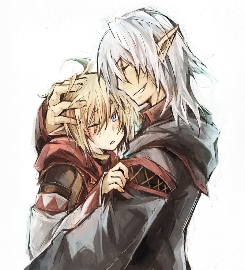 adventurer and white mage (final fantasy and 1 more) drawn by fujiwara_akina