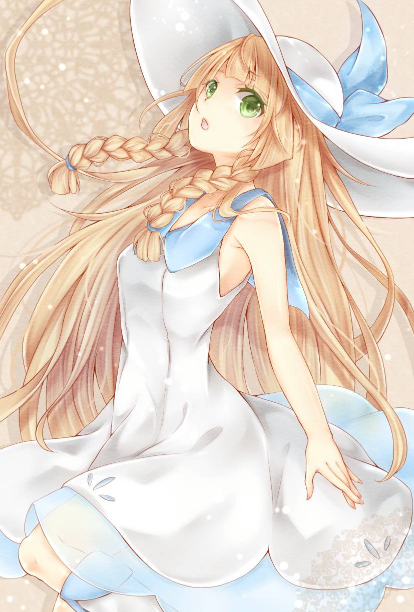 lillie (pokemon and 1 more) drawn by yomogi_(black-elf)