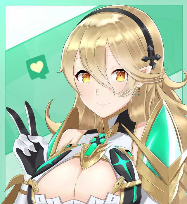 mythra and female corrin (fire emblem and 4 more) drawn by arcedo