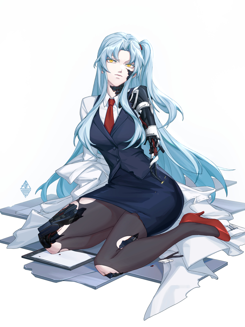 angela (project moon and 1 more) drawn by thedaw0