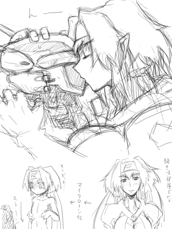 klan klein and vf-25 (macross and 1 more) drawn by hp23