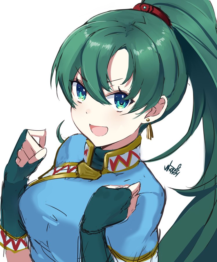 lyn (fire emblem and 2 more) drawn by ringozaka_mariko