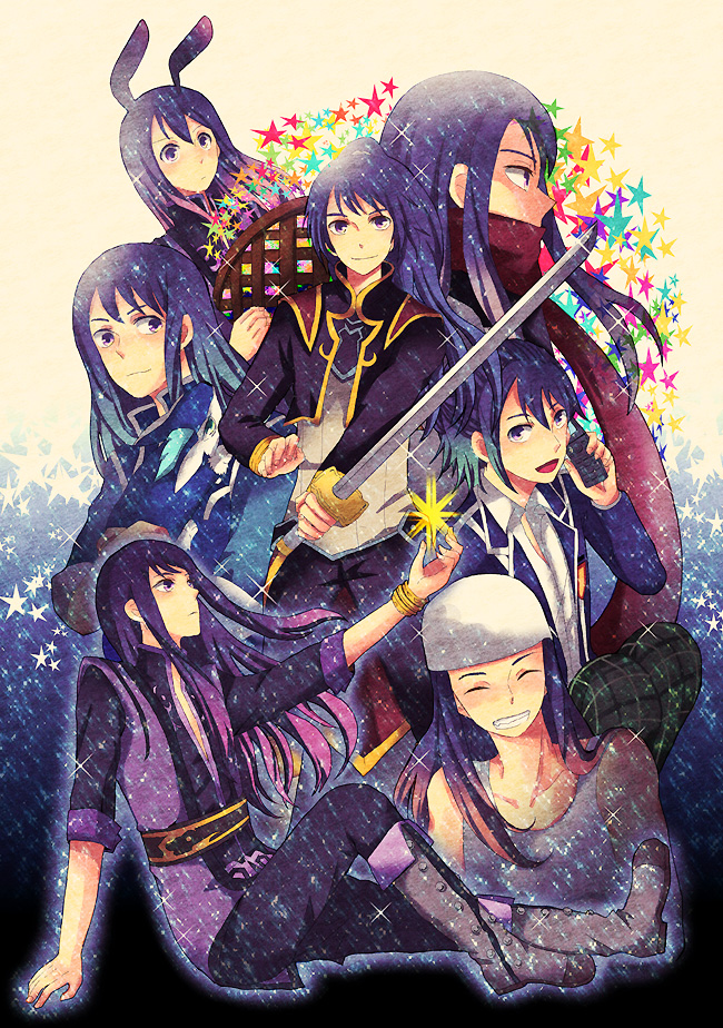 yuri lowell and repede (tales of and 1 more) drawn by kuga_asumi