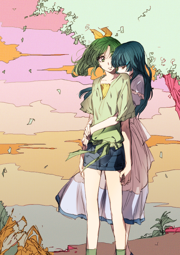midorikawa nao and aoki reika (precure and 1 more) drawn by tima