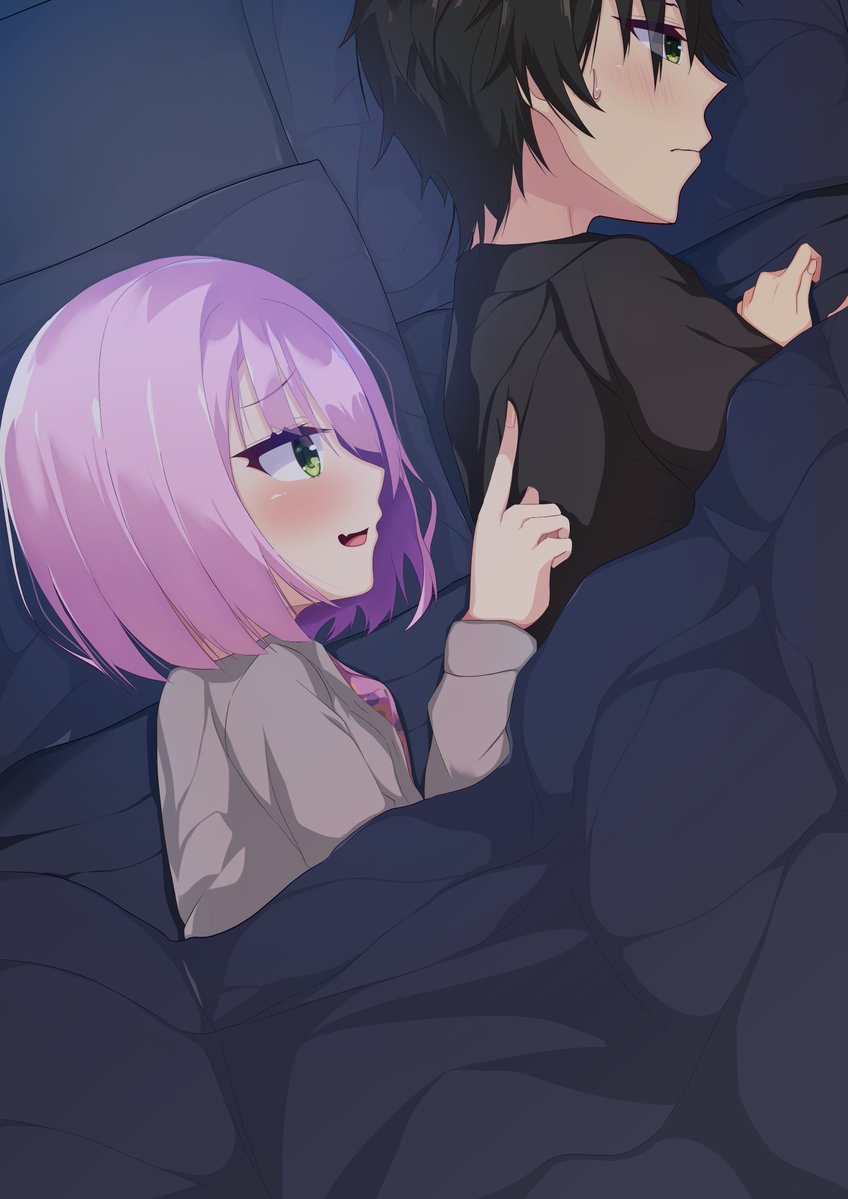 tanikaze amane and tanikaze riku (tenshi souzou re-boot!) drawn by obsidiaki