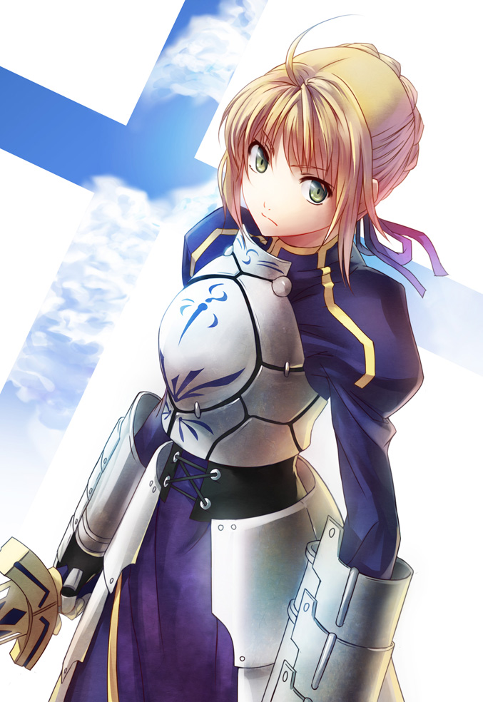 artoria pendragon and saber (fate and 1 more) drawn by pen_(steelleets)