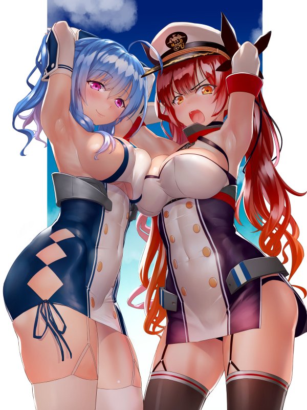 st. louis and honolulu (azur lane) drawn by sasayuki