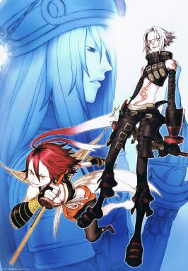 haseo, alkaid, and endrance (.hack// and 1 more) drawn by hosokawa_seiichirou