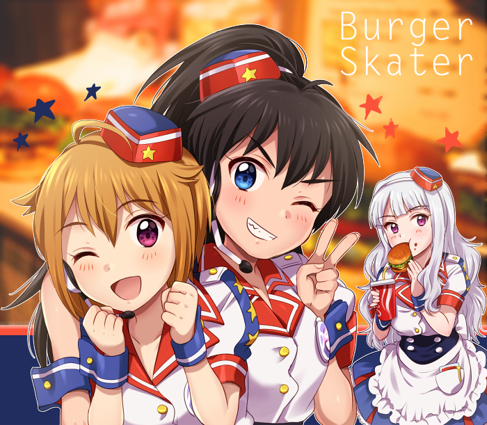 shijou takane, ganaha hibiki, and ibuki tsubasa (idolmaster and 1 more) drawn by hiiringu