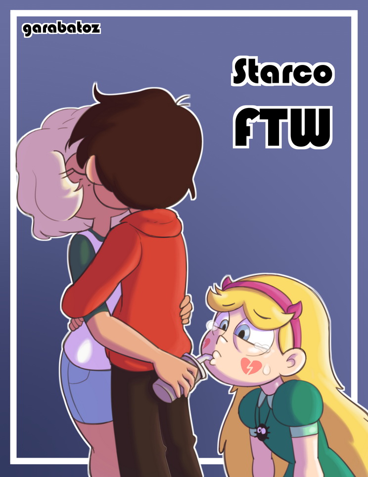 star butterfly, marco diaz, and jackie lynn thomas (star vs the forces of evil) drawn by garabato